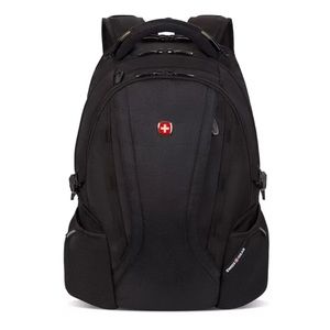 Swiss Gear black TSA travel friendly Scan Smart laptop gear all-in-one backpack